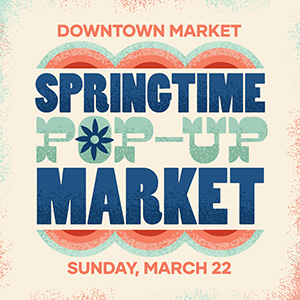 Logo for Springtime Pop-Up Market 2026