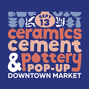 Logo for Ceramics Cement & Pottery Pop-Up 2026