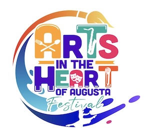Logo for Arts in the Heart of Augusta Festival 2026 (Fine Arts & Fine Crafts Market)