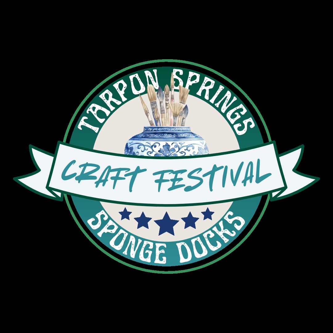 Logo for Tarpon Springs Sponge Docks Craft Art Festival 26th Annual April 2026
