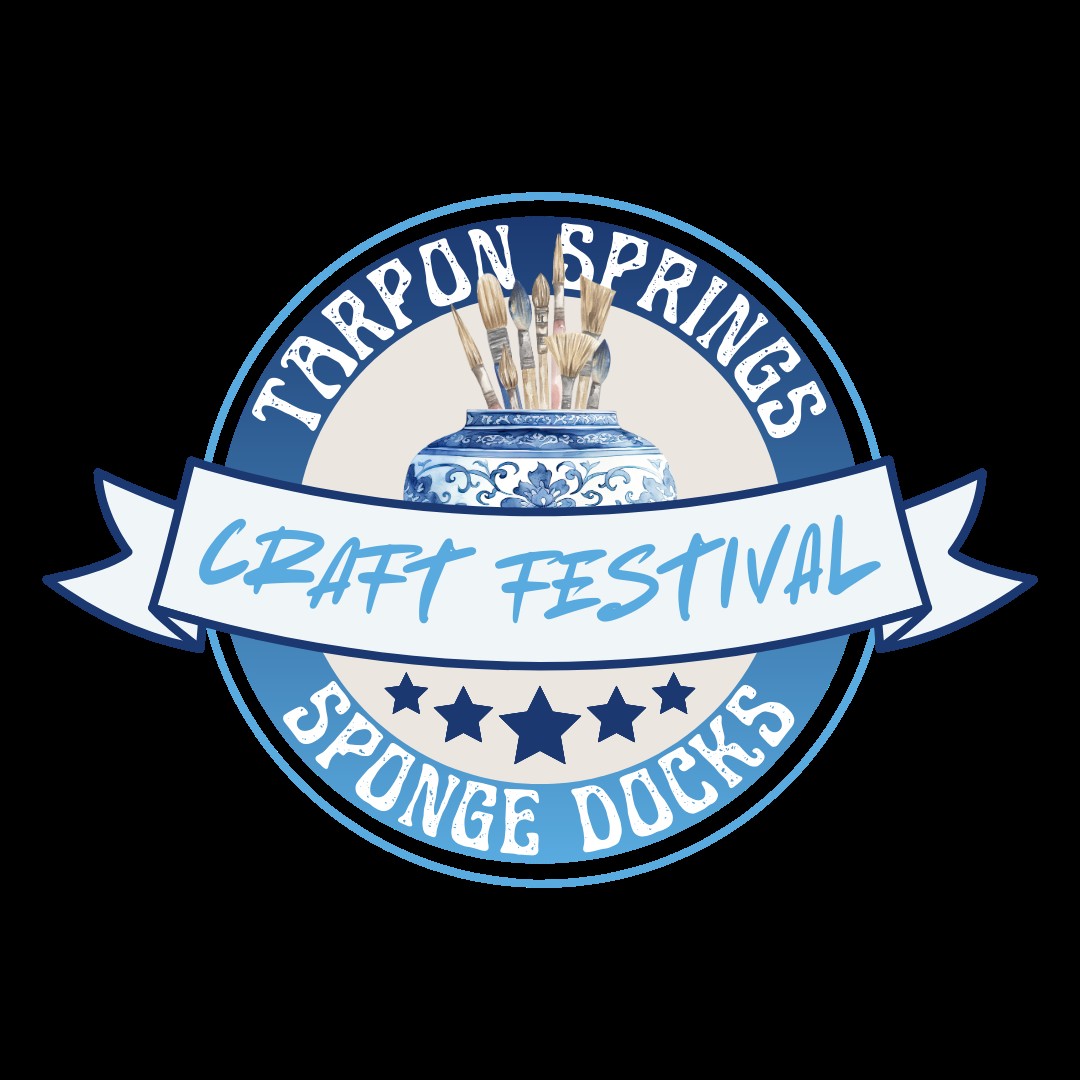 Logo for Tarpon Springs Sponge Docks Craft Art Festival 26th Annual July 2026