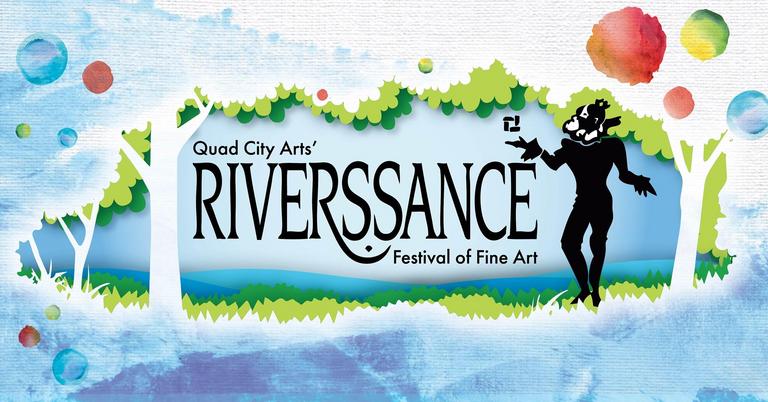 Logo for Quad City Arts' 38th Annual Riverssance Festival of Fine Art 2026