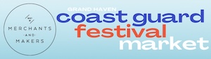 Logo for Merchants and Makers at The Grand Haven Coast Guard Festival 2026