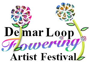 Logo for Delmar Loop Flowering Artist Festival 2026