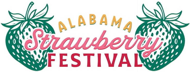 Logo for Alabama Strawberry Festival 2026