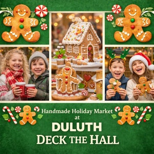 Logo for Duluth Handmade Holiday Market 2026, (DULUTH, GA)