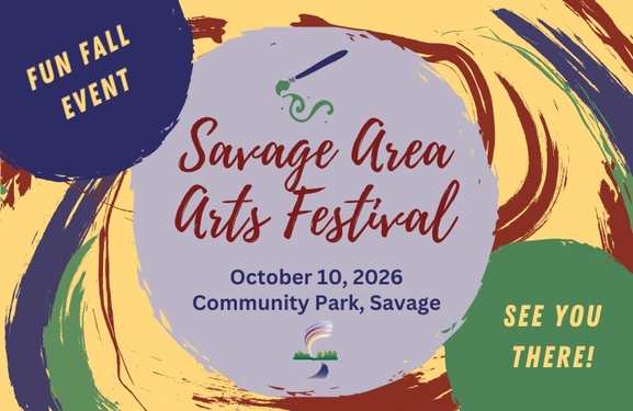 Logo for Savage Area Arts Festival 2026