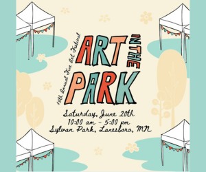Logo for Art in the Park Festival 2026 - Lanesboro Arts