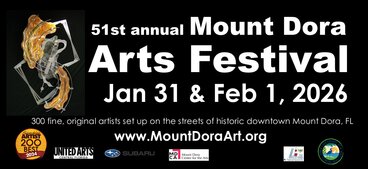Logo for Mount Dora Arts Festival 52nd Annual 2027