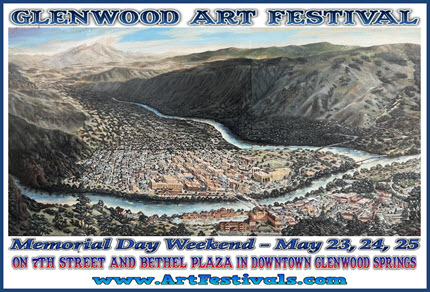 Logo for Glenwood Art Festival 2026