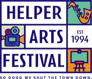 Logo for Helper Arts, Music and Film Festival 2026