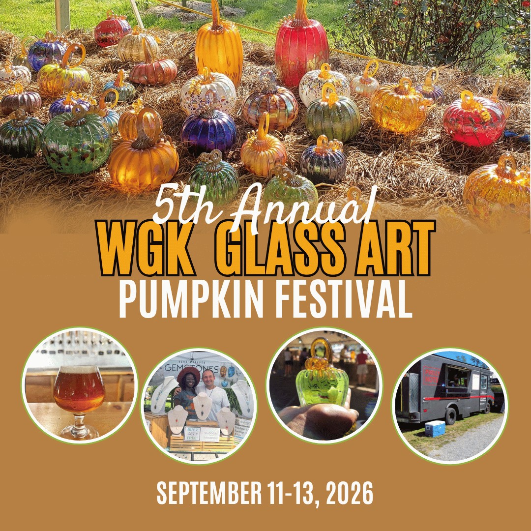Logo for Glass Pumpkin Festival 2026 5th Annual