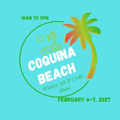 Logo for Coquina Beach Winter Art & Craft Show - Feb 2027 Anna Maria Island