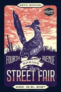 Logo for Fourth Avenue Spring Street Fair 2027 Tucson, Arizona