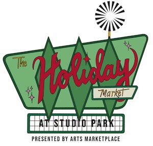 Logo for The Holiday Market at Studio Park 2026, Presented by Arts Marketplace
