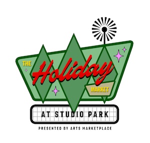 Logo for The Holiday Market at Studio Park 2026, Presented by Arts Marketplace