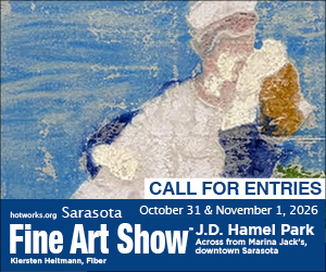 Logo for Sarasota Fine Art Show - October 31 & November 1, 2026 by Hot Works