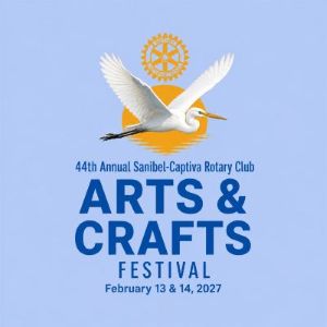 Logo for Sanibel Captiva Rotary Arts and Crafts Festival 2027