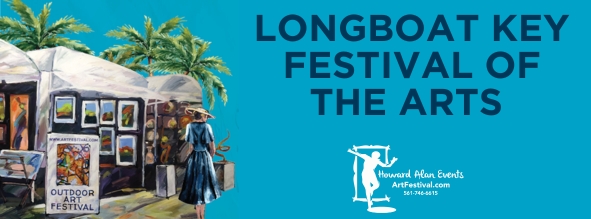 Logo for Longboat Key Festival of the Arts 6th Annual February 20 and 21 2027 Howard Alan Events (Sarasota Co