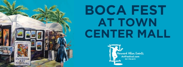 Logo for BocaFest at Town Center Mall 39th Annual January 2027 Boca Raton, FL Howard Alan Events