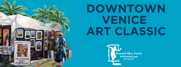 Logo for Downtown Venice Art Classic March 2027, 26th Annual Downtown Venice, FL HAE