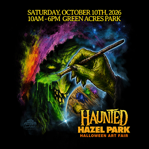 Logo for Haunted Hazel Park Halloween Art Fair 2026