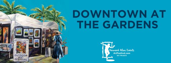 Logo for Downtown Palm Beach Gardens Art and Craft Festival (Palm Beach Gardens, FL) February 2027 ACE