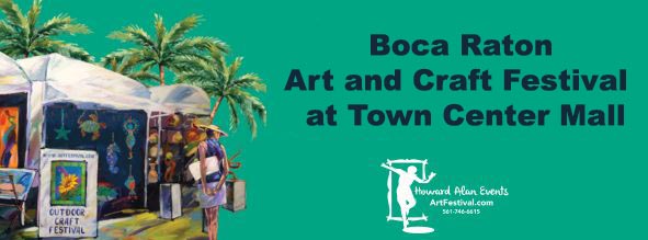 Logo for Boca Raton Art and Craft Festival at Town Center Mall February 2027 Boca Raton, FL American Craft 