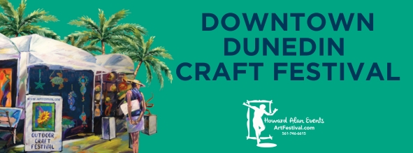 Logo for Downtown Dunedin Craft Festival: April 2027 American Craft Endeavors 