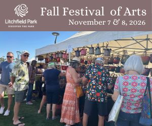 Logo for Litchfield Park Festival of Arts 2026