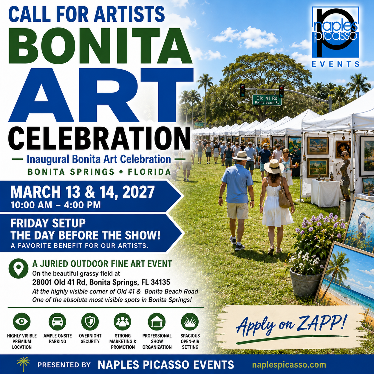 Logo for Bonita Art Celebration 2027