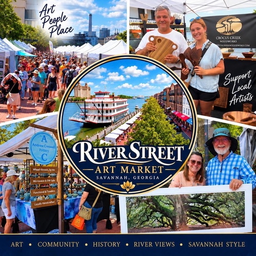 Logo for Savannah River Street Art Market 2027 *(Dec)