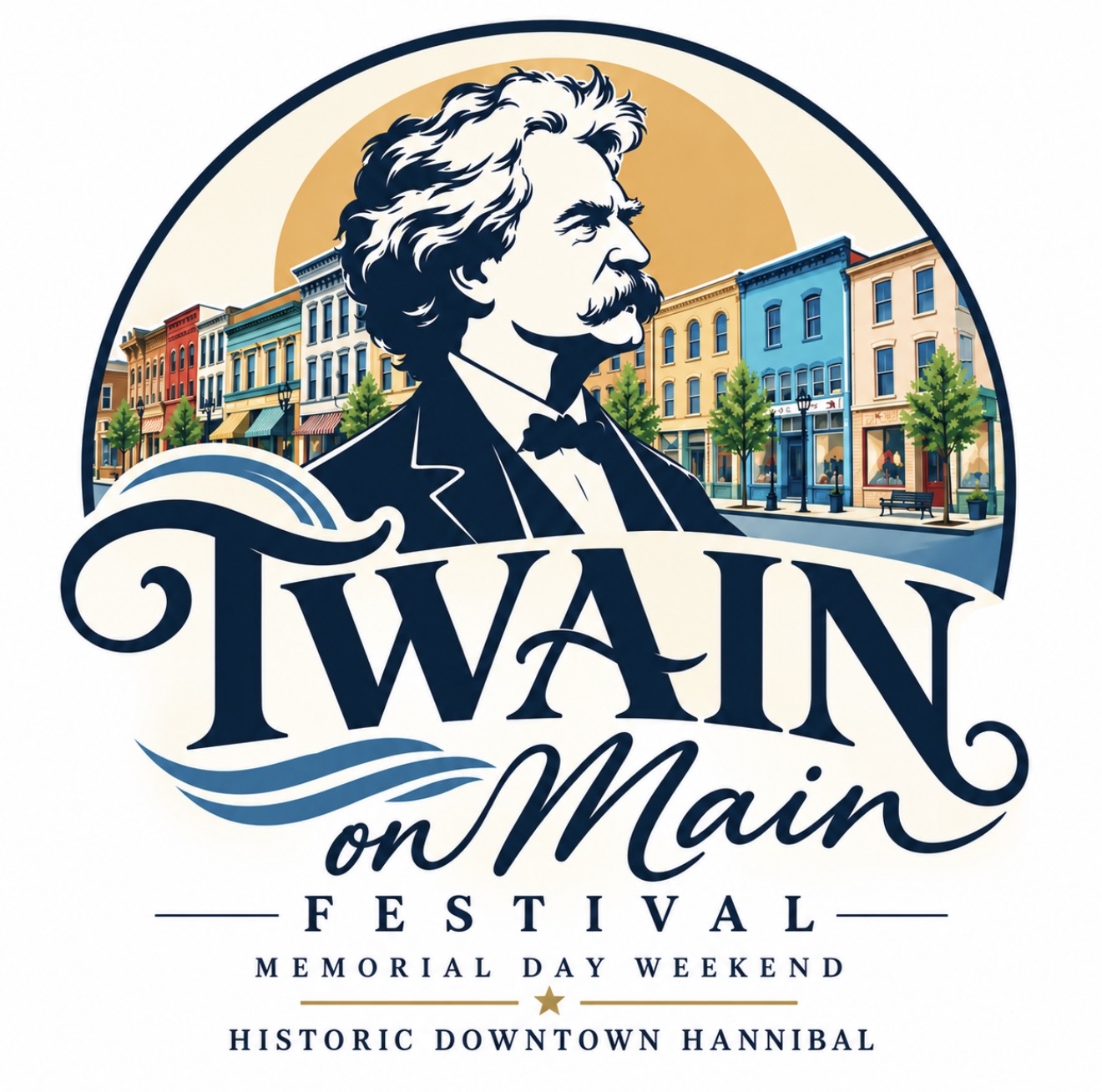 Logo for Twain on Main Festival 2027