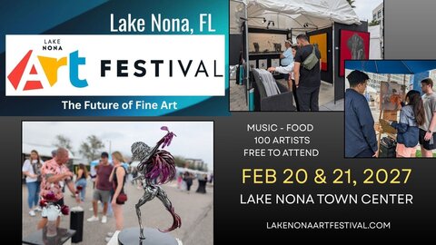 Logo for Lake Nona Art Festival 2027