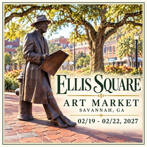 Logo for Ellis Square Art Market, Savannah, GA : Feb 19-20-21, 2027