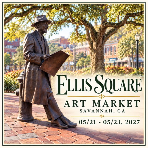 Logo for Ellis Square Art Market, Savannah, GA May 14-16, 2027