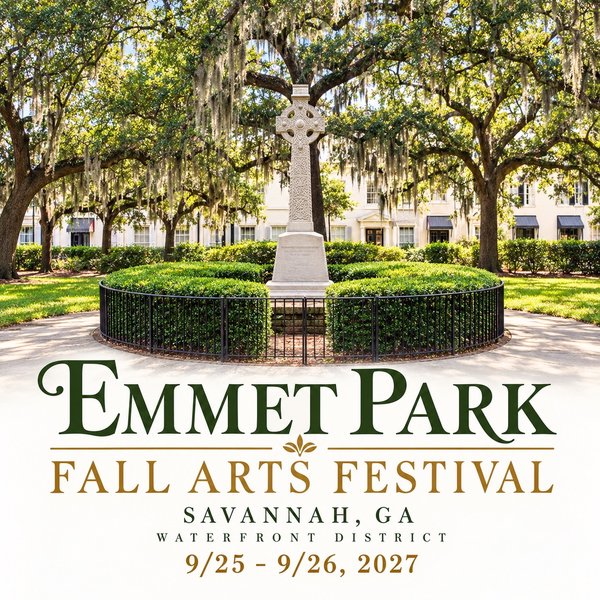 Emmet Park Fall Arts Festival: (Savannah Waterfront District) May 25-26, 2027 logo