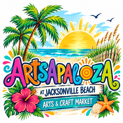 Logo for Artsapalooza Arts and Craft Market | February 20-21 | Jacksonville Beach