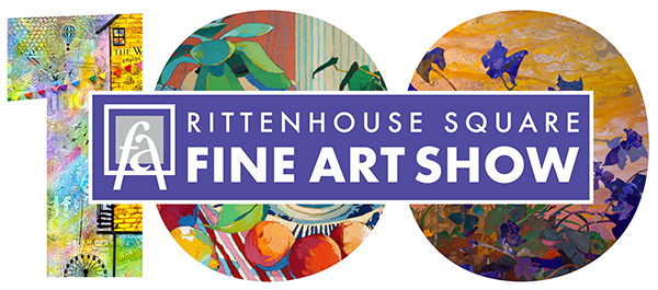 Logo for Rittenhouse Square Fine Art Show - 100th Annual, June 2027