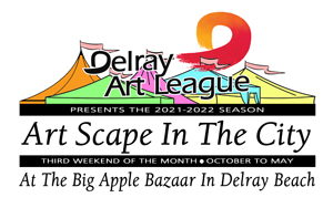 Logo for Art Scape In The City - Art Festival At The Big Apple in Delray Beach Florida - May 2022