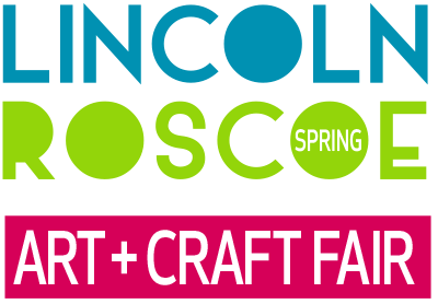 Logo for Lincoln Roscoe Spring Art & Craft Fair Application 2022