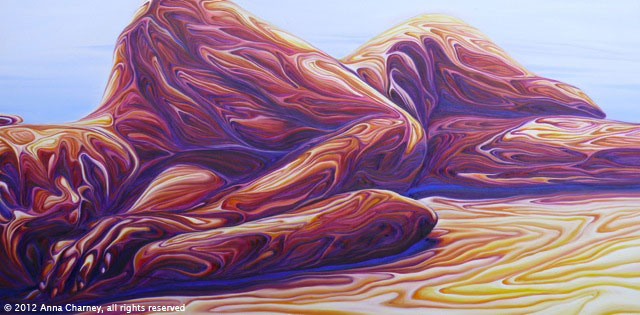 The Psychic Center, 2012, 60” x 30”, Oil on Canvas